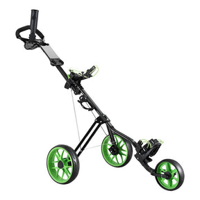 Everfit Golf Buggy Quick Folding Trolley Golf Cart 3 Wheels Height Adjustable - SportZone.co.nz