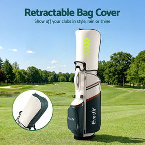 Everfit Golf Stand Bag Lightweight Carry Bag Dual Strap Club Divider - SportZone.co.nz