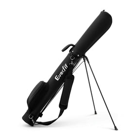 Everfit Golf Stand Bag Lightweight Sunday Pitch And Putt Bag Black - SportZone.co.nz