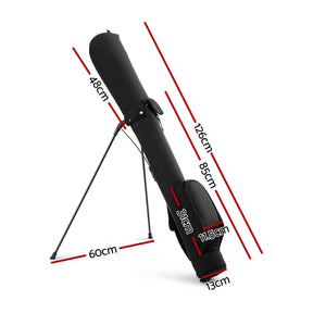 Everfit Golf Stand Bag Lightweight Sunday Pitch And Putt Bag Black - SportZone.co.nz