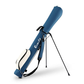 Everfit Golf Stand Bag Lightweight Sunday Pitch And Putt Bag Blue - SportZone.co.nz