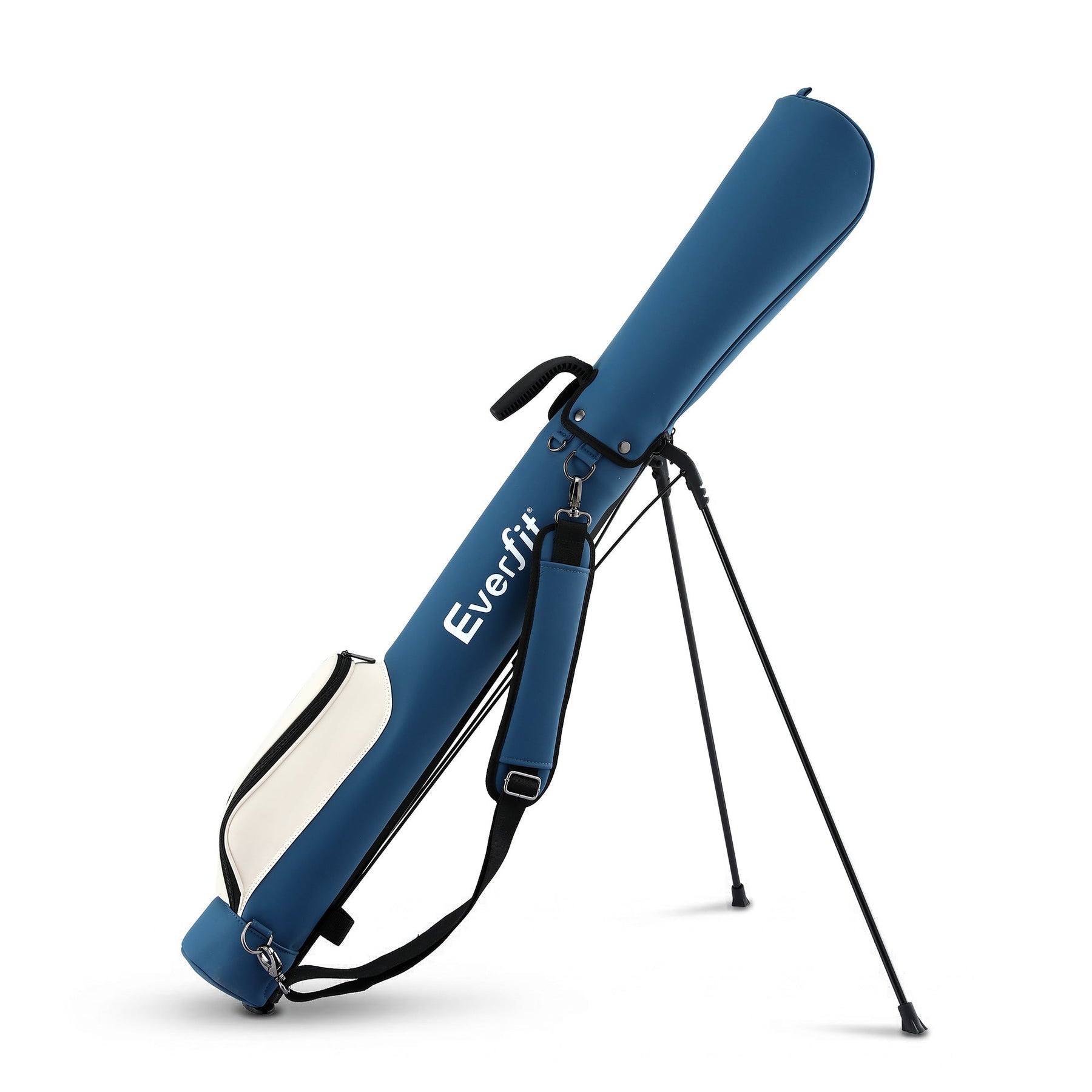Everfit Golf Stand Bag Lightweight Sunday Pitch And Putt Bag Blue - SportZone.co.nz