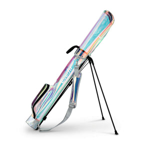 Everfit Golf Stand Bag Lightweight Sunday Pitch And Putt Bag Holographic - SportZone.co.nz
