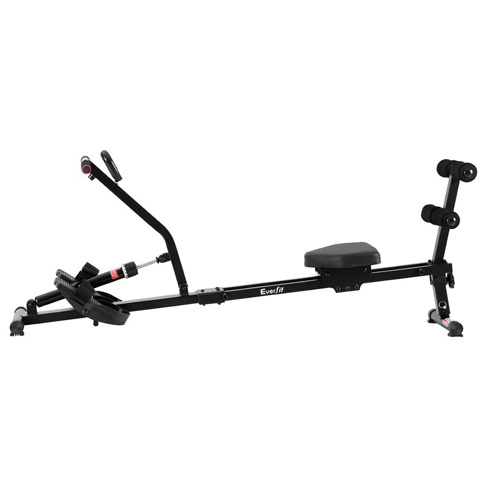 Everfit Hydraulic Rowing Machine Rower 12 Levels Resistance Exercise Fitness Gym Cardio - SportZone.co.nz