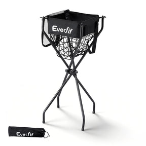 Everfit Portable Ball Cart Foldable Pickleball Tennis Baseball Softball - SportZone.co.nz