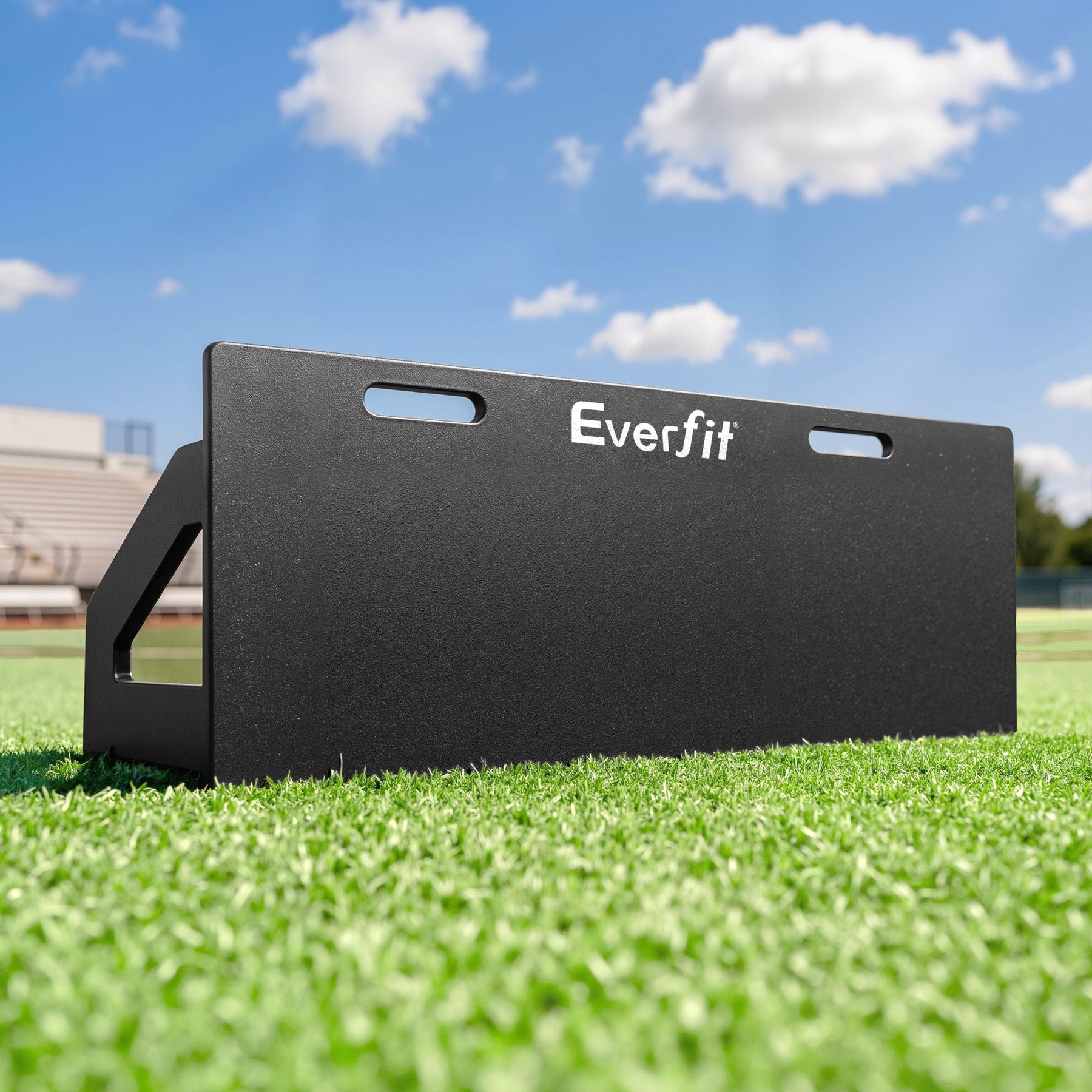 Everfit Soccer Rebounder Board 100x40cm Football Rebound Wall with 2 Angles - SportZone.co.nz