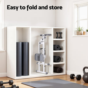 Everfit Step Machine Stair Climber for Home Gym Exercise Foldable LED Display Adjustable Handlebar - SportZone.co.nz