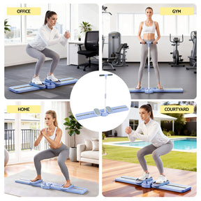 Everfit Thigh Hip Exerciser Home Ski Leg Trainer Machine Fitness Cardio Foldable - SportZone.co.nz