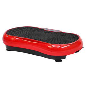 Everfit Vibration Machine Platform Vibrator Resistance Rope Home Fitness Red - SportZone.co.nz