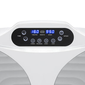 Everfit Vibration Machine Vertical Rhythm Platform Resistance Rope Home Workout - SportZone.co.nz