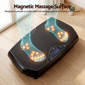 Everfit Vibration Plate Exercise Machine with Bluetooth - 150kg Fitness Platform, 150 Speed Levels - SportZone.co.nz