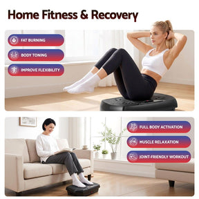 Everfit Vibration Plate Exercise Machine with Bluetooth - 150kg Fitness Platform, 150 Speed Levels - SportZone.co.nz