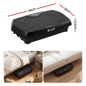 Everfit Vibration Plate Exercise Machine with Bluetooth - 150kg Fitness Platform, 150 Speed Levels - SportZone.co.nz