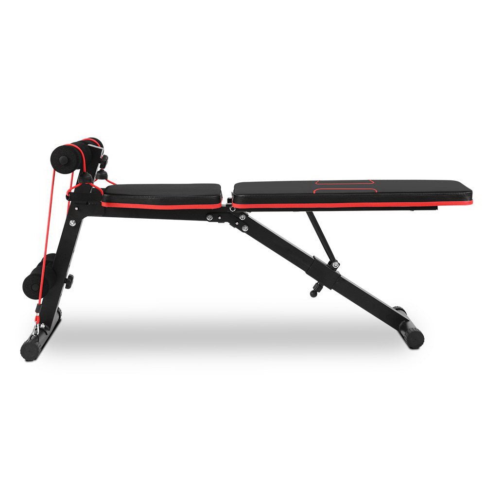 Everfit Weight Bench Adjustable FID Bench Press Home Gym 150kg Capacity - SportZone.co.nz