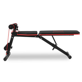 Everfit Weight Bench Adjustable FID Bench Press Home Gym 150kg Capacity - SportZone.co.nz