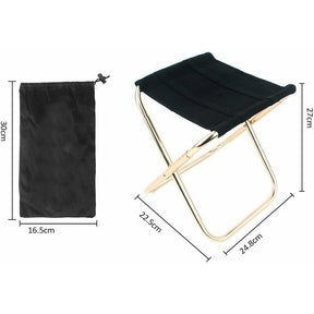 Folding Camping Stool, Mini Portable Folding Stool Portable Folding Chair For Camping, Fishing, Travel - SportZone.co.nz