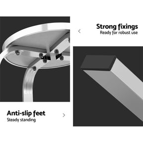 Gardeon 2x Outdoor Bar Stools Aluminum - SportZone.co.nz