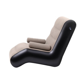 Gardeon Inflatable Chair Sun Lounger Blow Up Folding Air Chairs Sofa for Camping with Pump - SportZone.co.nz