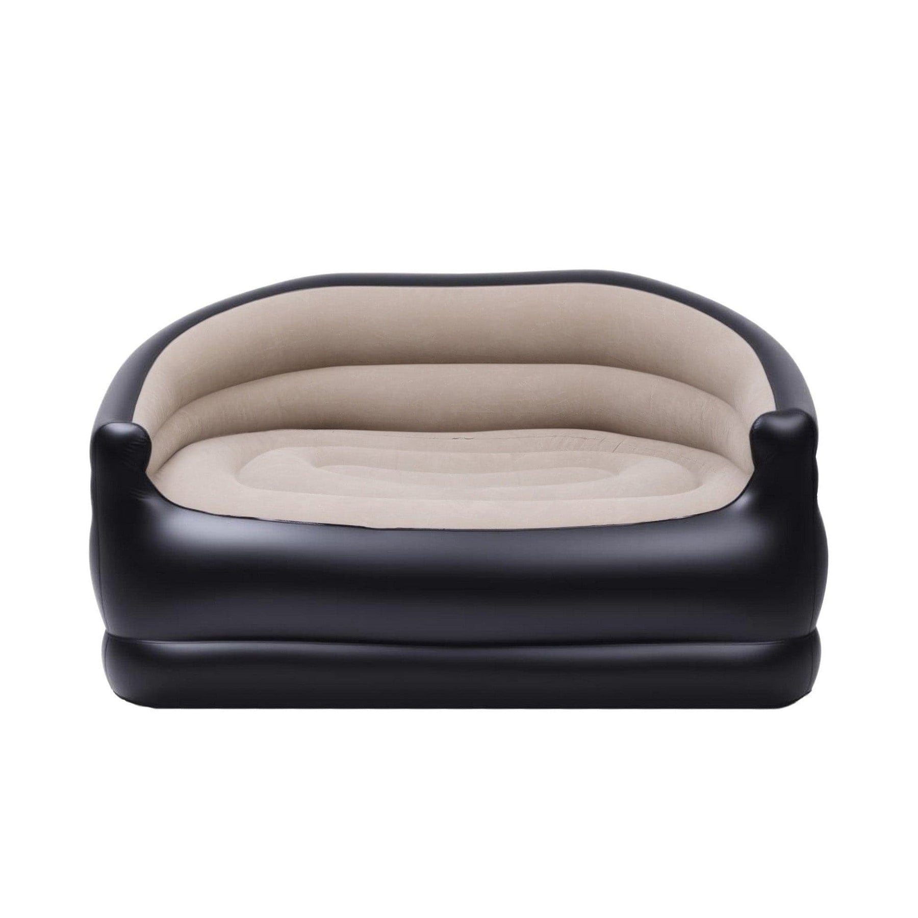 Gardeon Outdoor Air Sofa Inflatable Couch Two - Seater Lounge Chair with Pump Blow Up Couches for Camping - SportZone.co.nz