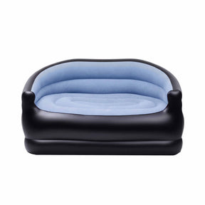 Gardeon Outdoor Air Sofa Inflatable Couch Two-Seater Lounge Chair with Pump Blow Up Couches for Camping - SportZone.co.nz