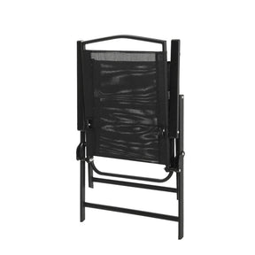 Gardeon Outdoor Chairs Portable Folding Camping Chair Steel Patio Furniture - SportZone.co.nz