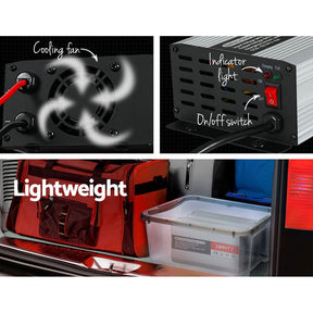 Giantz 12V 30A Car Battery Charger 30Amp ATV 4WD Boat Caravan - SportZone.co.nz