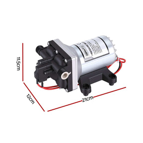 Giantz 12V DC Water Pump, 11.3LPM 55PSI 3 GPM Self - Priming RV Water Pressure Pump with Automatic Pressure Switch, for RV Marine Camping Yacht Garden Fresh Water Diaphragm, 2088 - 554 - 144 Replacement - SportZone.co.nz