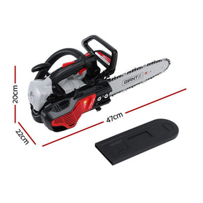 Giantz 25CC Petrol Chainsaw 10'' Bar Chain Saw Lightweight for Pruning Cutting - SportZone.co.nz