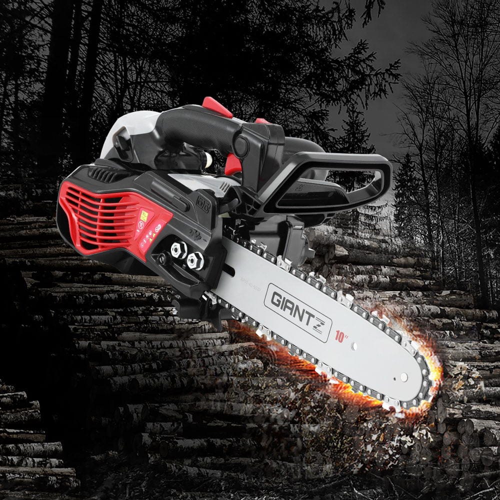 Giantz 25CC Petrol Chainsaw 10'' Bar Chain Saw Lightweight for Pruning Cutting - SportZone.co.nz