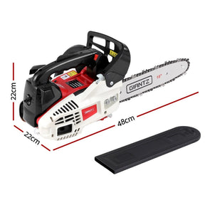 Giantz 25cc Petrol Chainsaw 10" Bar E-Start Tree Pruning Chain Saw - SportZone.co.nz