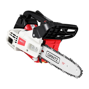 Giantz 25cc Petrol Chainsaw 10" Bar E-Start Tree Pruning Chain Saw - SportZone.co.nz