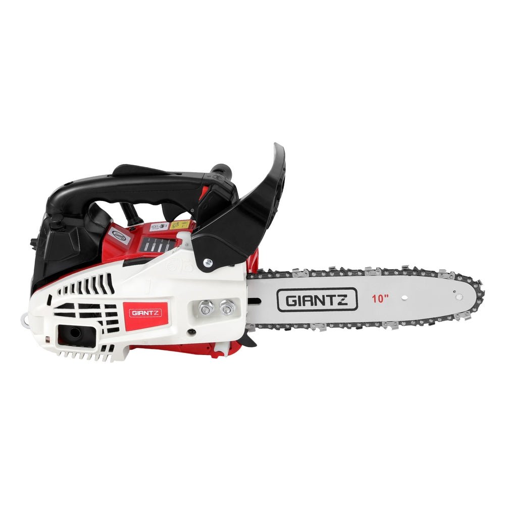 Giantz 25cc Petrol Chainsaw 10" Bar E-Start Tree Pruning Chain Saw - SportZone.co.nz