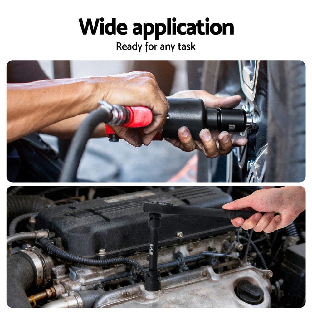 Giantz 30Pc 1/2" Drive Socket Set Cr - V Steel 8 - 32mm Workshop Repair - SportZone.co.nz