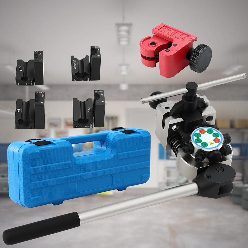 Giantz 45° Brake Line Flaring Tool Kit for 3/16" - 3/8" Tubing with Cutter - SportZone.co.nz