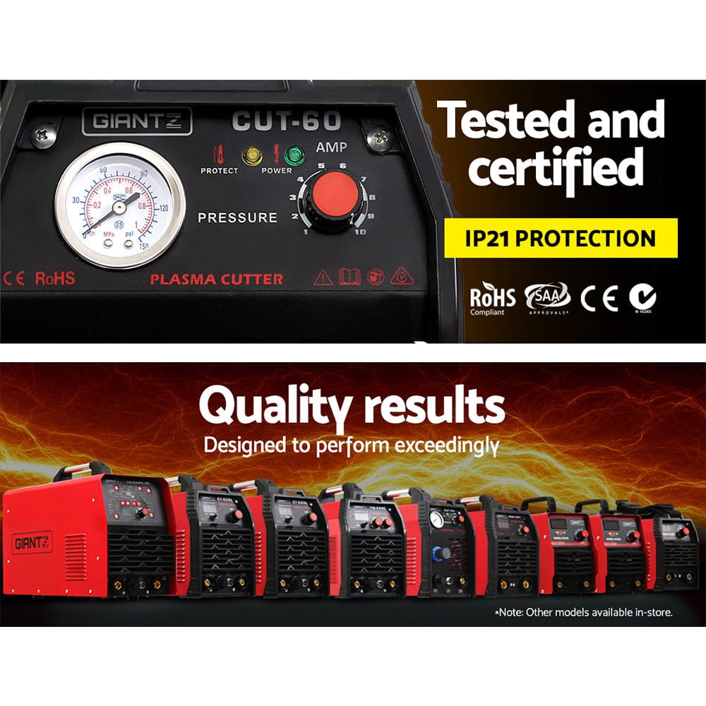 Giantz 60 Amp Inverter Welder Cutter Gas DC iGBT Welding Machine Portable - SportZone.co.nz