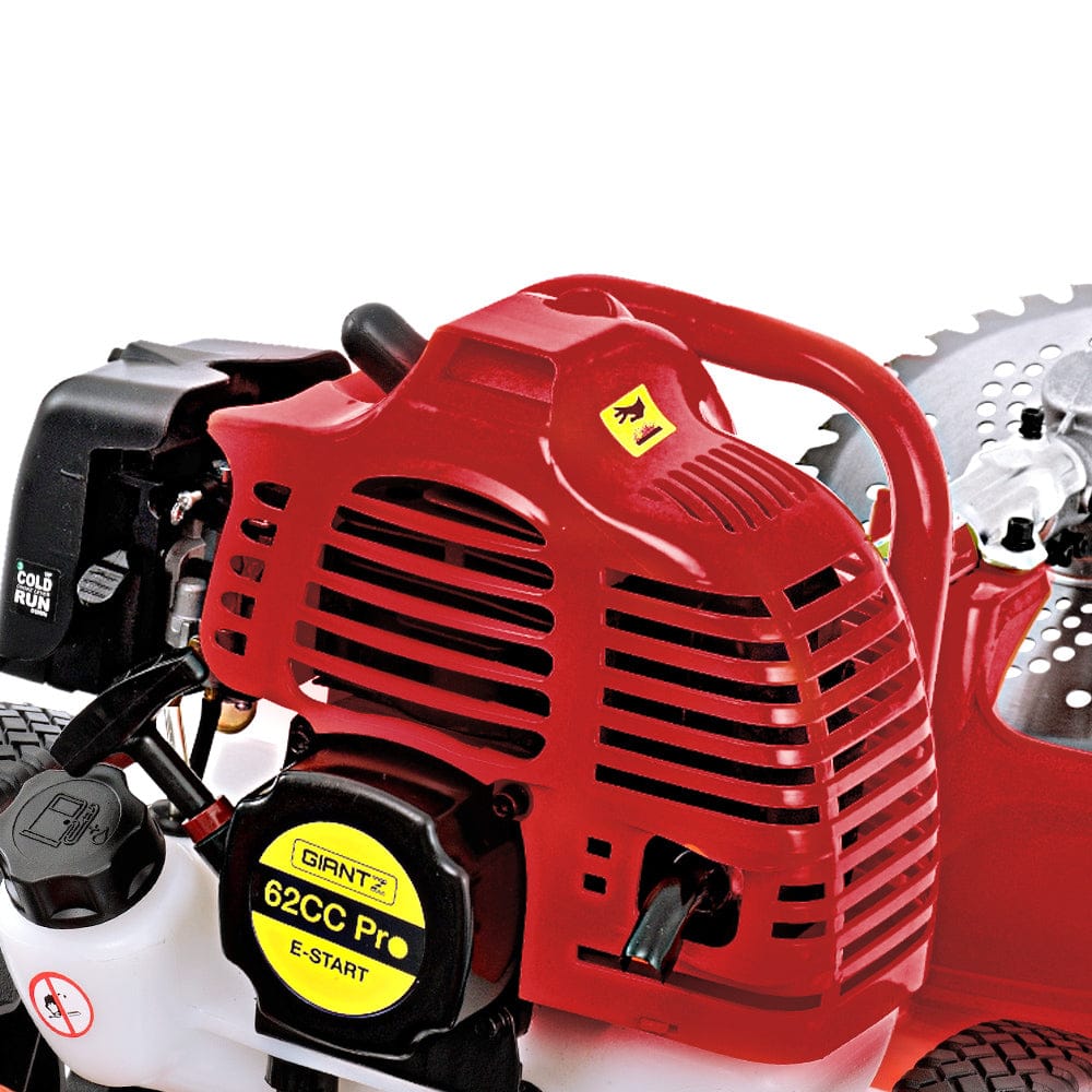 Giantz 62cc Petrol Brush Cutter Whipper Saw Trimmer 2 Stroke 3 - in - 1 Wheel - SportZone.co.nz
