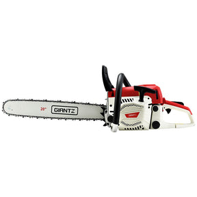 Giantz 62CC Petrol Chainsaw 20” Bar Commercial E-Start Tree Cutting Saw - SportZone.co.nz