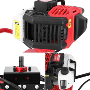 Giantz 65CC Post Hole Digger Motor Only Petrol Engine Red - SportZone.co.nz