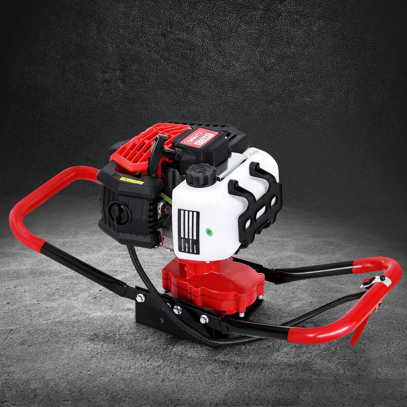 Giantz 65CC Post Hole Digger Motor Only Petrol Engine Red - SportZone.co.nz