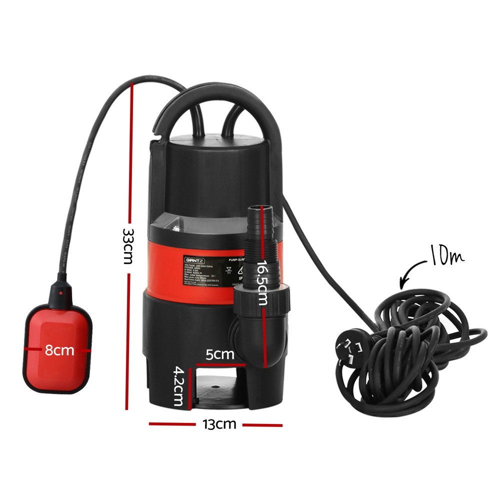 Giantz 750W Water Pump Dirty Submersible Sump Swim Pool Flooding Pond Clean - SportZone.co.nz
