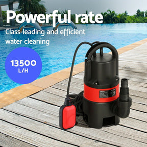 Giantz 750W Water Pump Dirty Submersible Sump Swim Pool Flooding Pond Clean - SportZone.co.nz