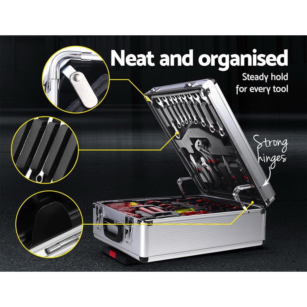 Giantz 786pcs Tool Kit Trolley Case Mechanics Box Toolbox Portable DIY Set - SportZone.co.nz
