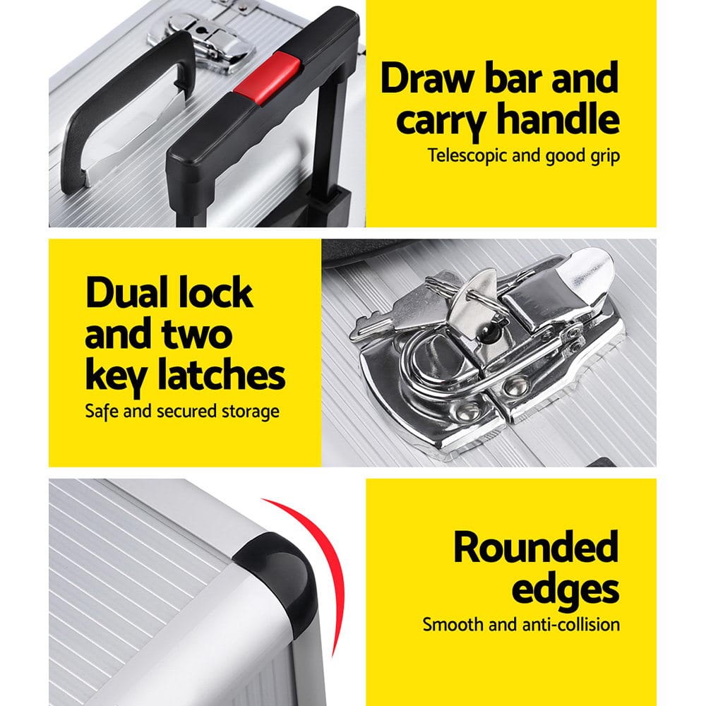 Giantz 786pcs Tool Kit Trolley Case Mechanics Box Toolbox Portable DIY Set - SportZone.co.nz