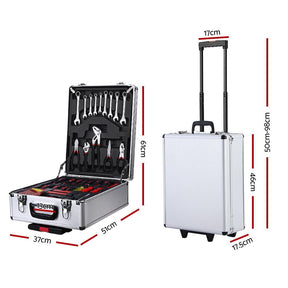 Giantz 786pcs Tool Kit Trolley Case Mechanics Box Toolbox Portable DIY Set - SportZone.co.nz