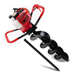 Giantz 80CC Post Hole Digger 200mm Petrol Drill Extension Bits Auger - SportZone.co.nz