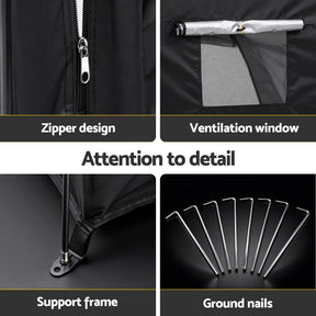 Giantz Bike Storage Tent Outdoor Waterproof UV Resistant Shelter w/ Ventilation - SportZone.co.nz