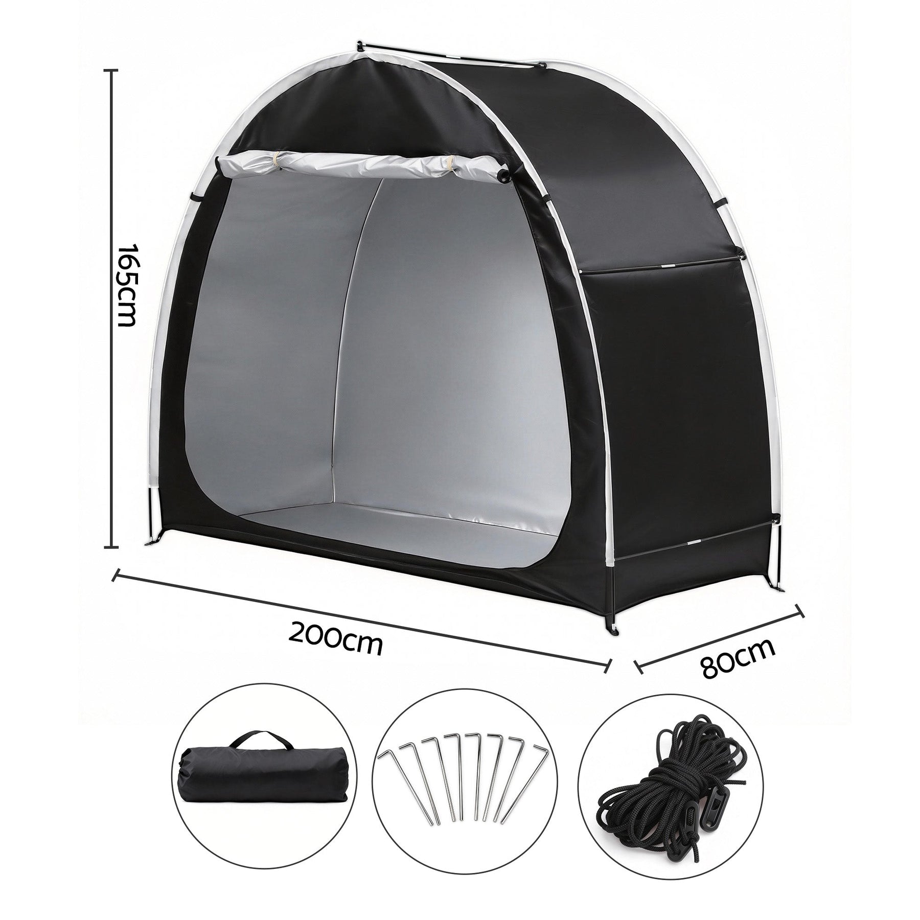 Giantz Bike Storage Tent Waterproof Outdoor UV Protection Shelter w/ Large Space - SportZone.co.nz