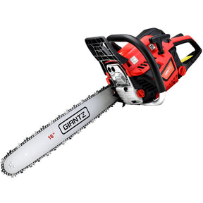Giantz Chainsaw Petrol 45CC 16" Bar Commercial E-Start Pruning Chain Saw - SportZone.co.nz