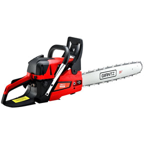 Giantz Chainsaw Petrol 52CC 20" Bar Commercial E - Start Pruning Chain Saw - SportZone.co.nz