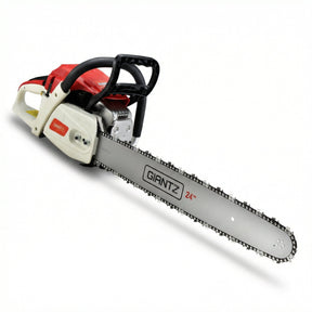 Giantz Chainsaw Petrol 92CC 24" Bar Commercial E - Start Pruning Chain Saw - SportZone.co.nz